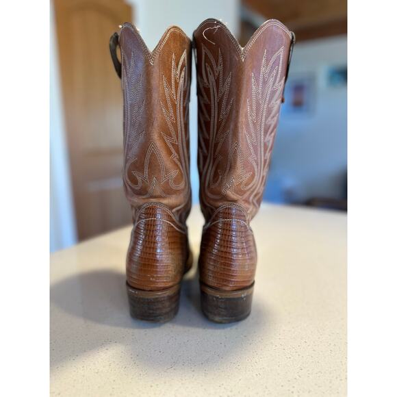 1970’s Levi’s Orange Tab Women's Size 10 Vintage Leather Cowboy Western Boots - Picture 8 of 9